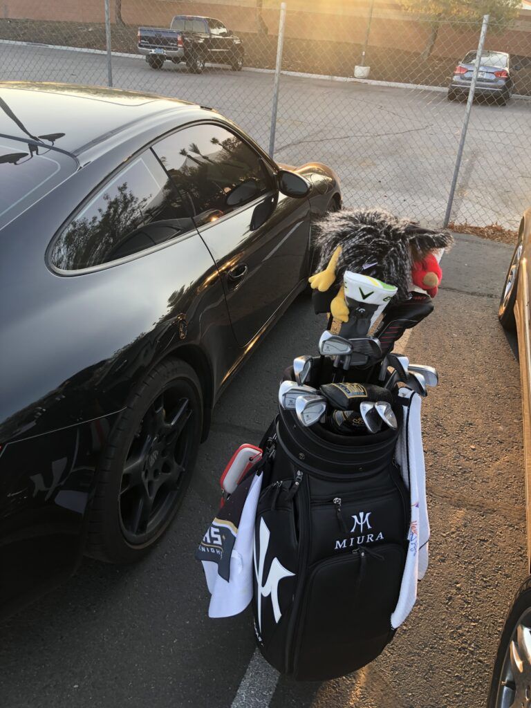 Porsche 911 & Miura Golf Bag